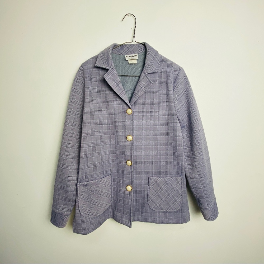 Vintage Lavender Plaid Shacket